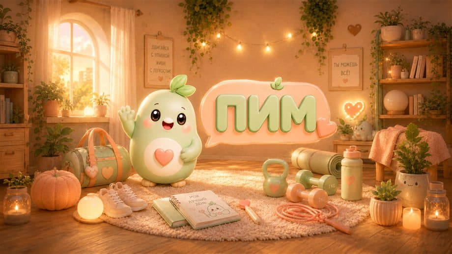 Пим в своём уютном домике